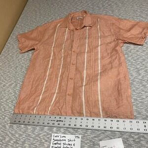Cafe Luna Guayabera Shirt Size men M. SKU796#guayabera